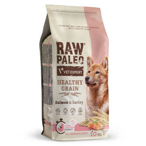 RAW PALEO HG SALMON sausā suņu barība Lasis, mieži 10kg